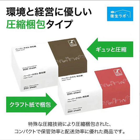 圧縮ペーパータオルが省スペース保管に向いている理由