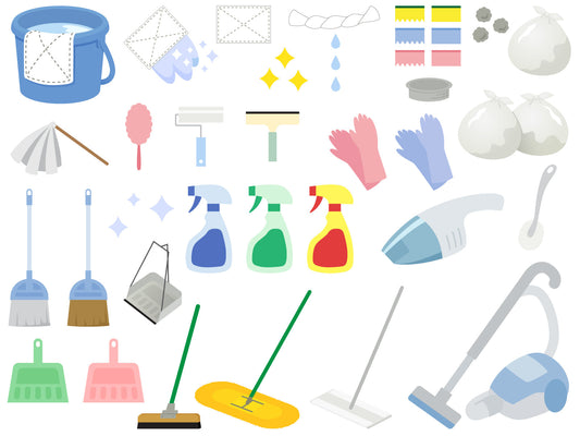 大掃除で役立つお掃除グッズ